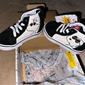 Van peanuts joe cool snoopy sneakers toddler 5